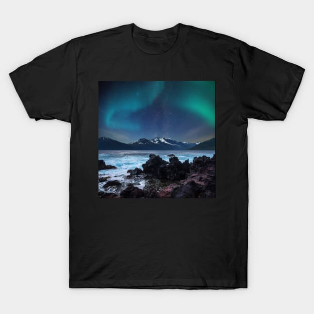 Polar Lights T-Shirt by StylishPrinting